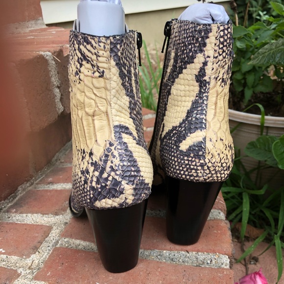 Jeffrey Campbell Snakeskin ankle booties - Picture 7 of 7